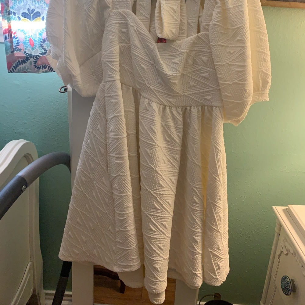 Free People Puff sleeve dress